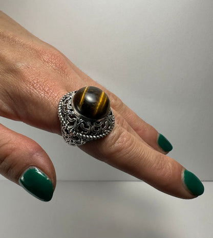 Tiger's Eye Ring