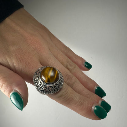 Tiger's Eye Ring