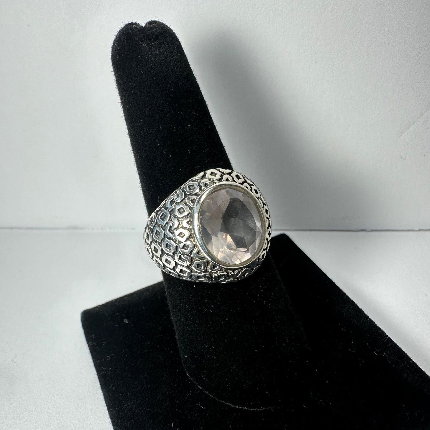 Rose Quartz Ring