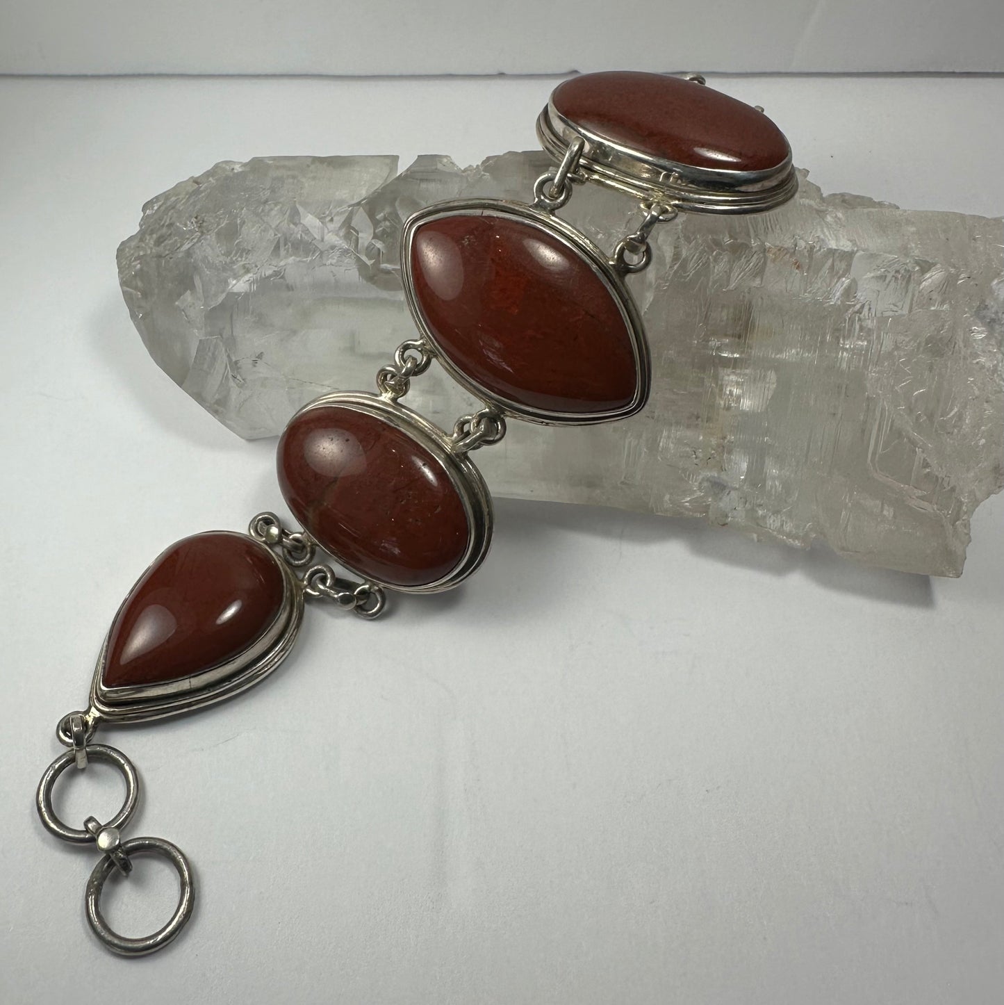 Red Jasper Cabochon Bracelet