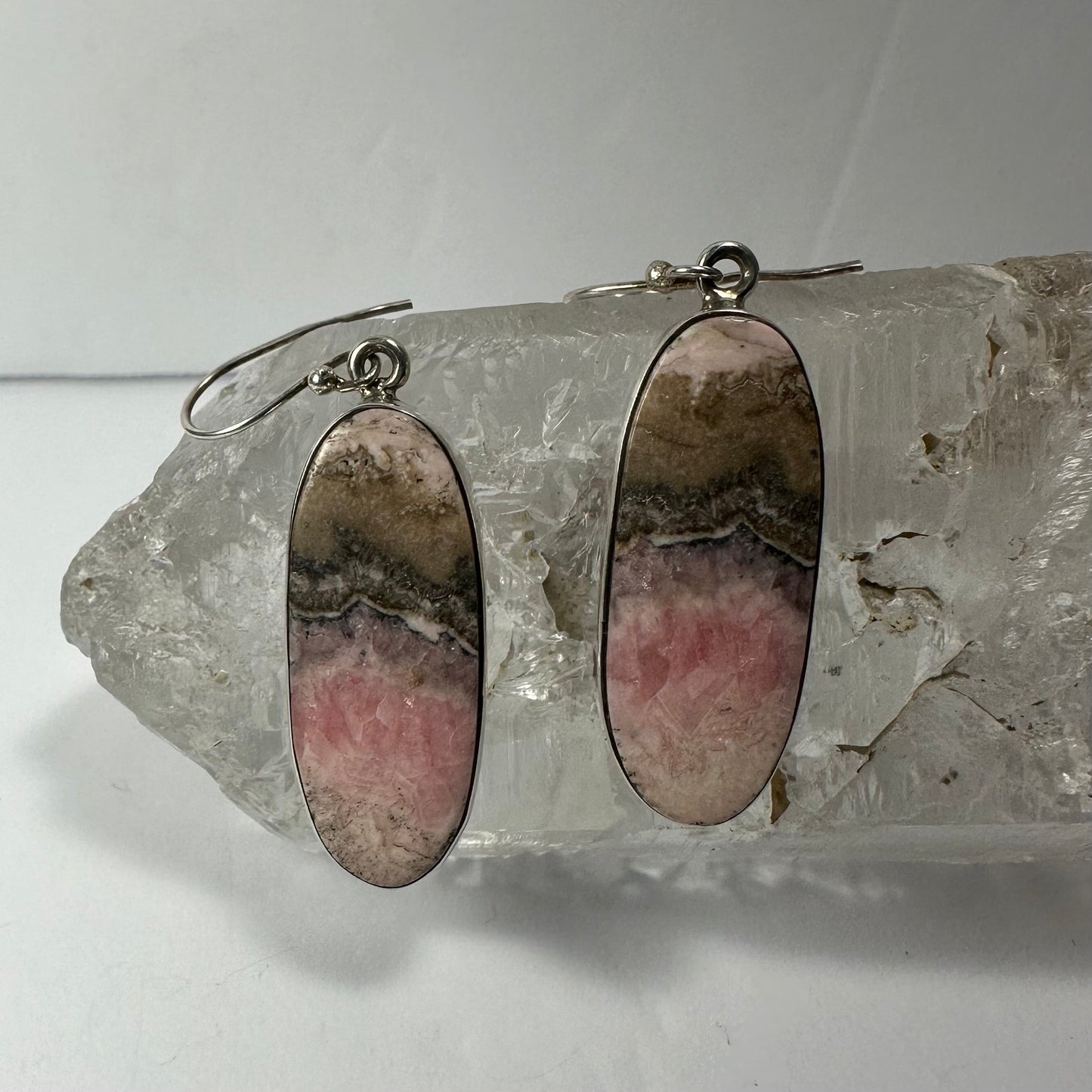 Rhodonite Earring