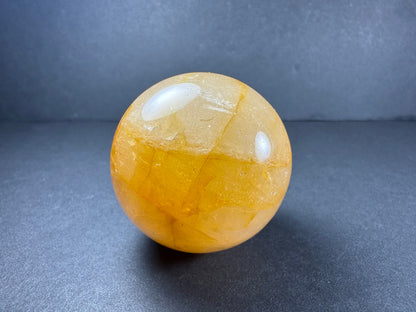 Yellow Hematoid Quartz Sphere