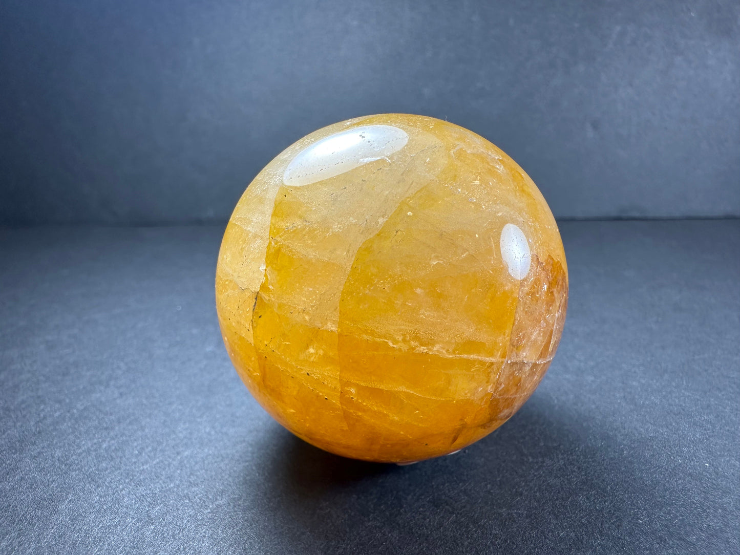 Yellow Hematoid Quartz Sphere