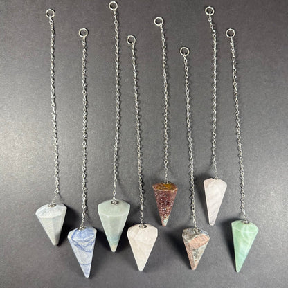 Stone Pendulum with Chain