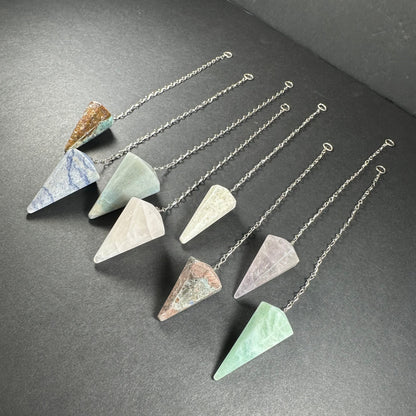 Stone Pendulum with Chain