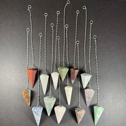 Stone Pendulum with Chain