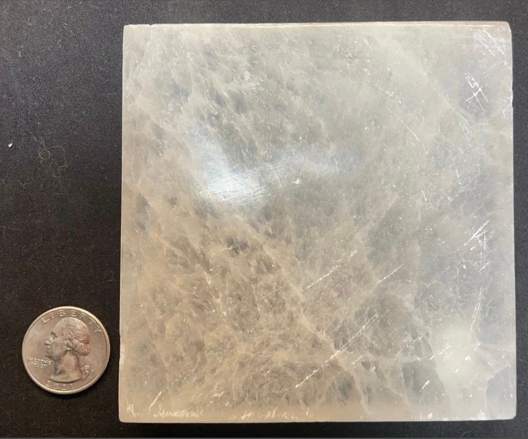 Selenite Crystal Charging Plate 10cm