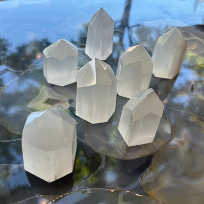 Selenite Obelisk 2.5" - 3"