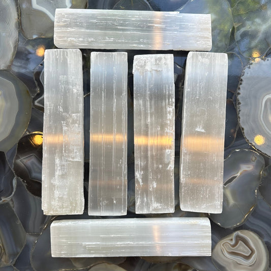 Rough Selenite Bar (L)