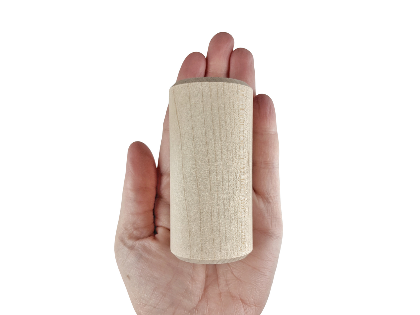Wood Dowel (1.6 in wide x  3.2 in tall)