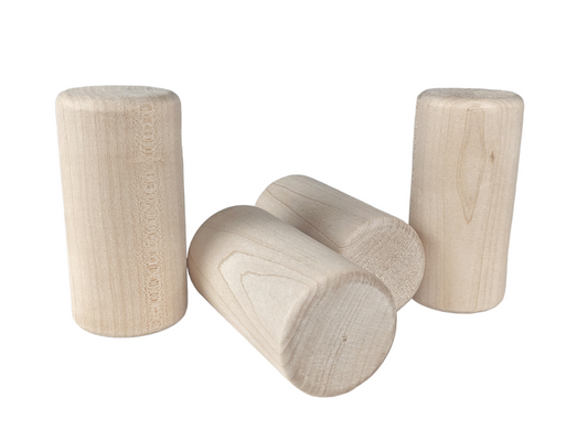 Wood Dowel (1.6 in wide x  3.2 in tall)