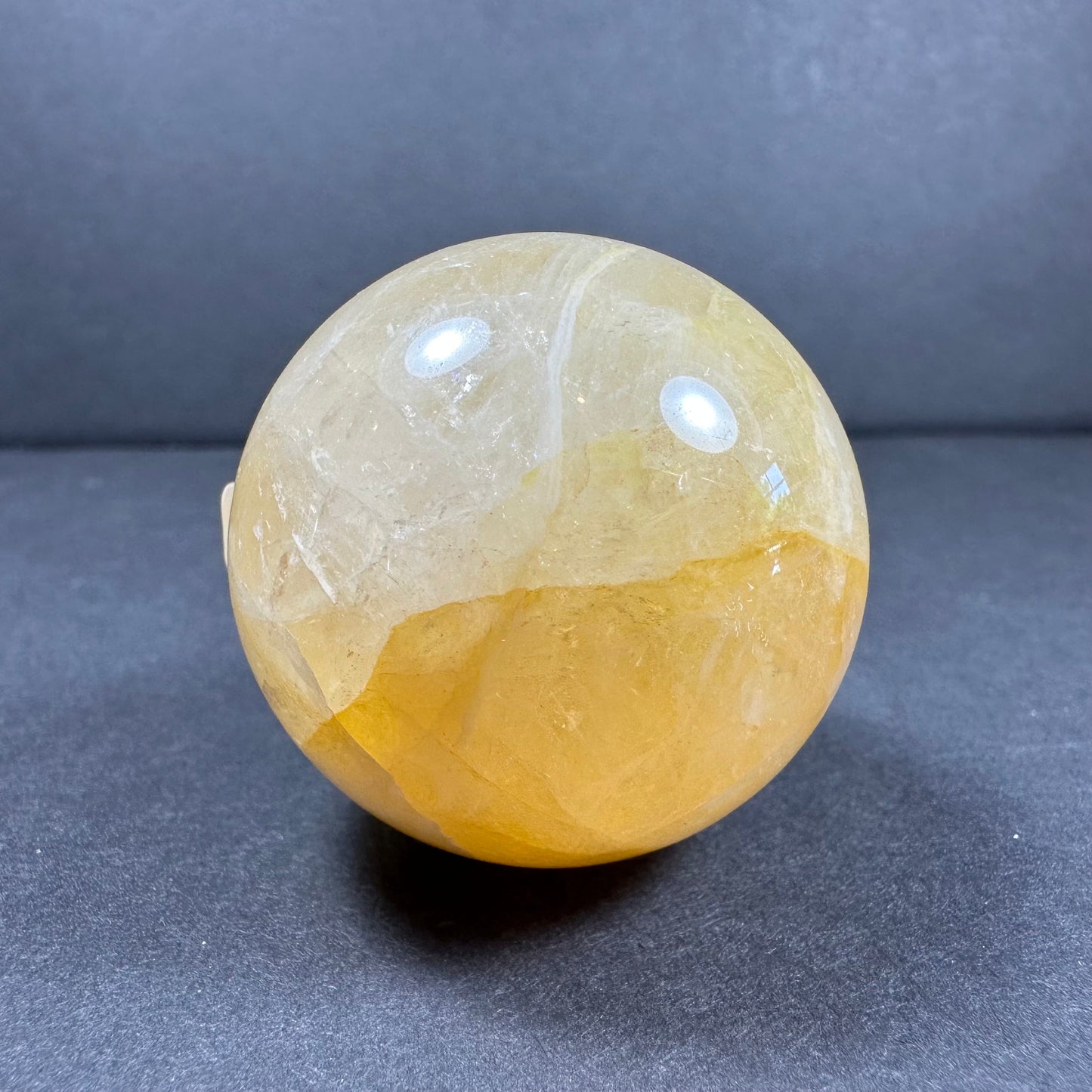 Yellow Hematoid Quartz Sphere