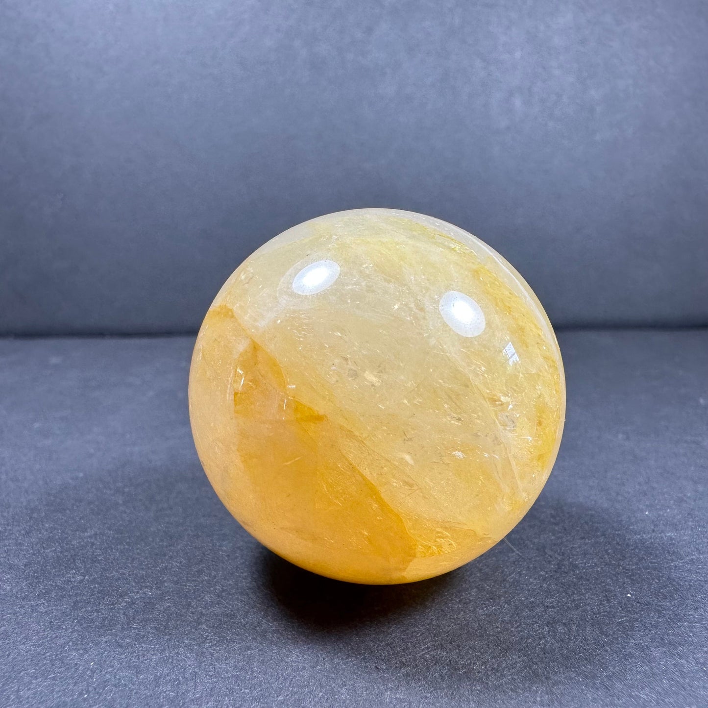 Yellow Hematoid Quartz Sphere