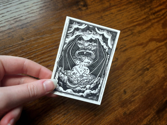 Dragon's Moon Sticker