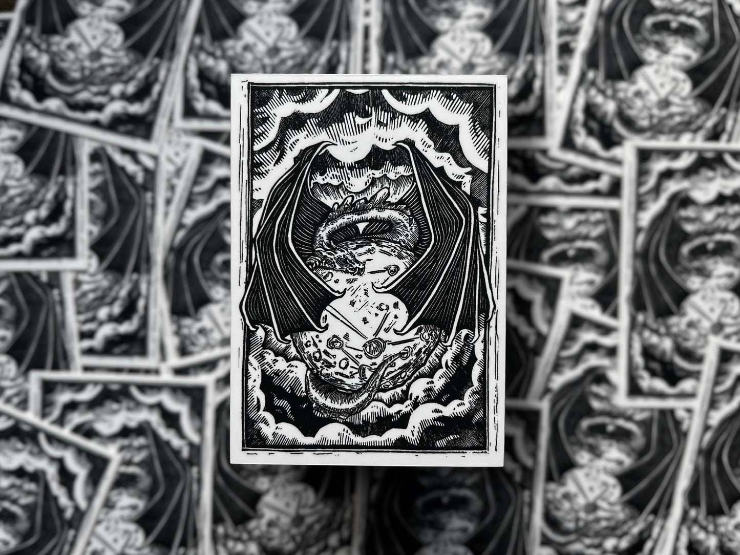 Dragon's Moon Sticker