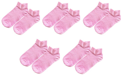 tittimitti® 98% ORGANIC COTTON Kid's Ankle Socks (5-pack). Ages 5 Through 12.