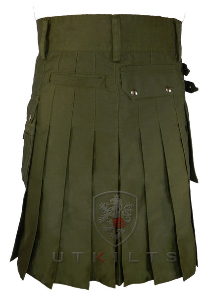 Utility Kilt – GlenTorin, Olive Green