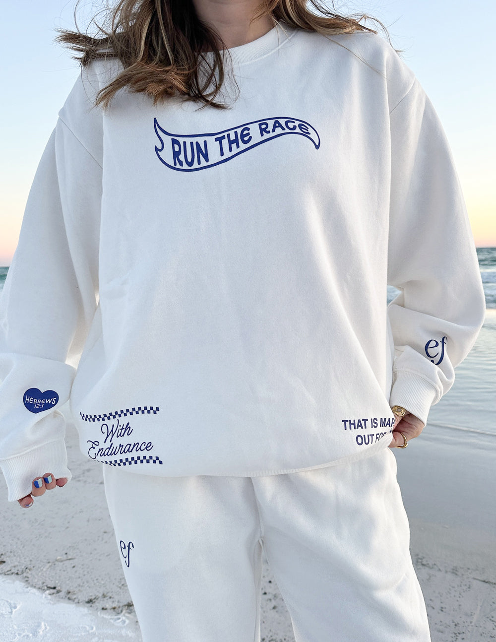 Run the Race Unisex Crewneck