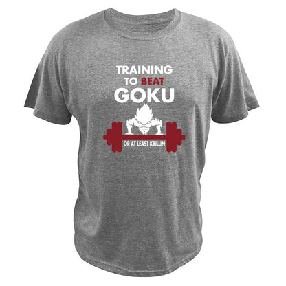 Training to Beat Goku Gym Shirt