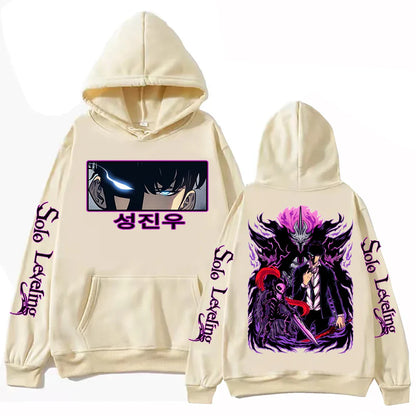 Solo Leveling Shadow Monarch Pump Hoodie