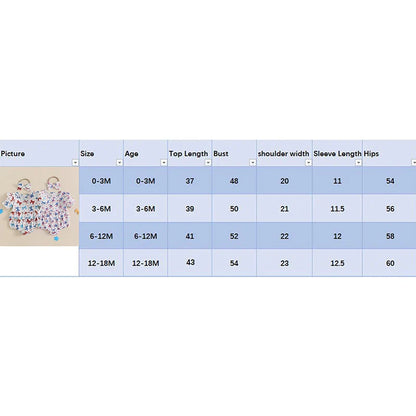 Baby Girl 2Pcs 4th of July Outfit Love Heart Star Pattern Ruffled Crew Neck Short Sleeve Romper & Bow Headband Set