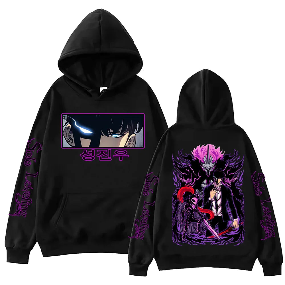 Solo Leveling Shadow Monarch Pump Hoodie