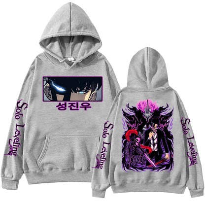 Solo Leveling Shadow Monarch Pump Hoodie