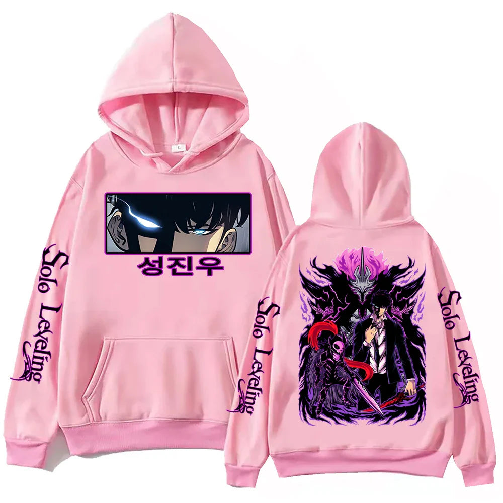 Solo Leveling Shadow Monarch Pump Hoodie