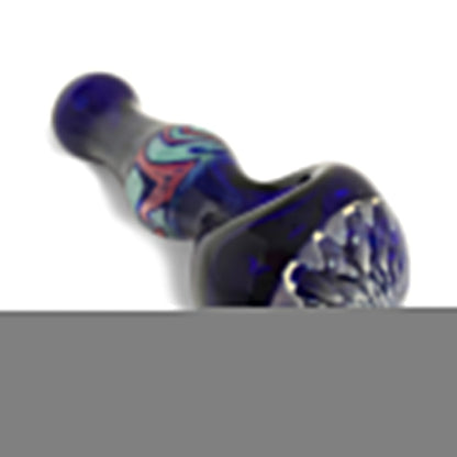 Cobalt Blue Opaque Glass Spoon