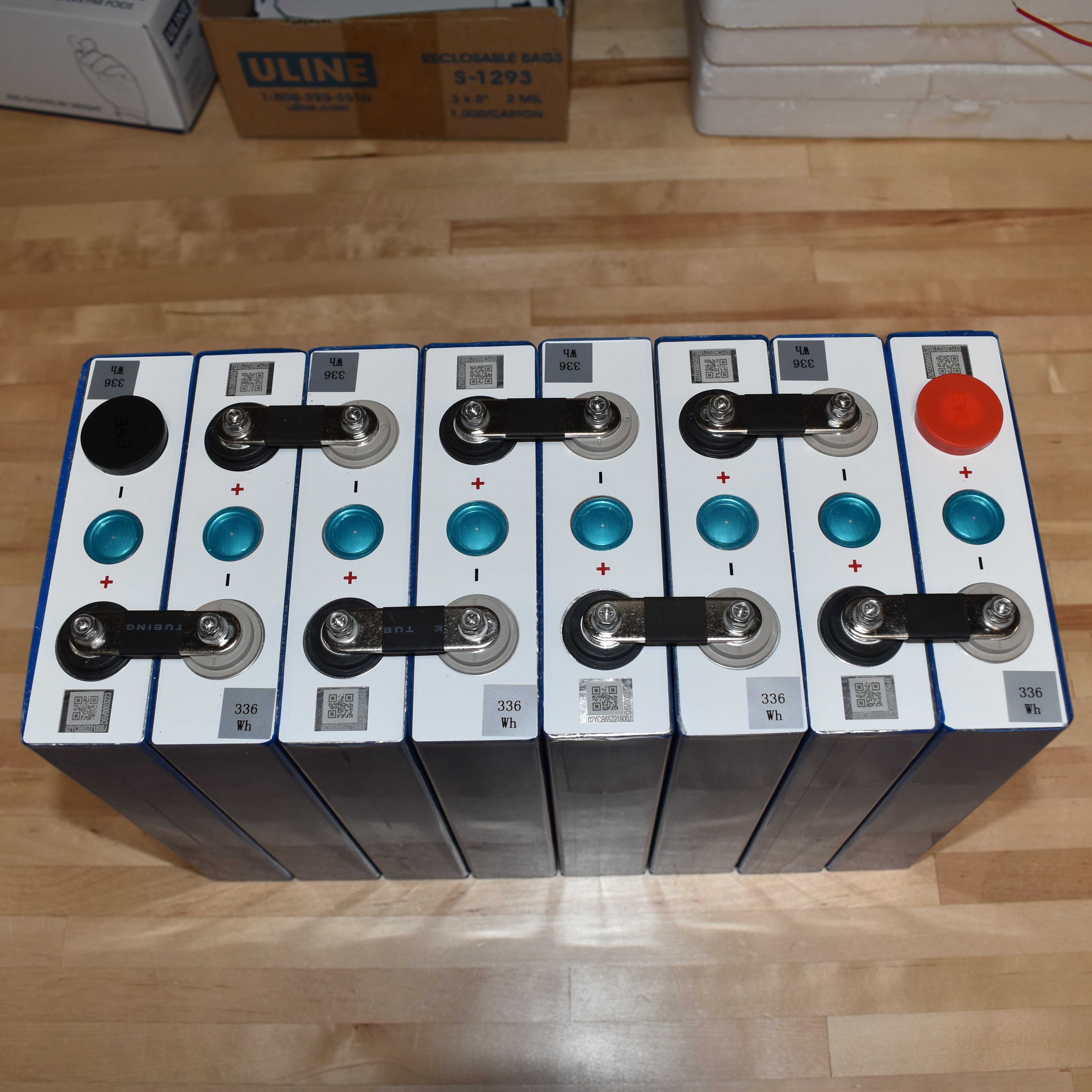 3.2V 105Ah EVE LiFePO4 LFP battery cells - 336Wh, 10+ year life @80% DOD