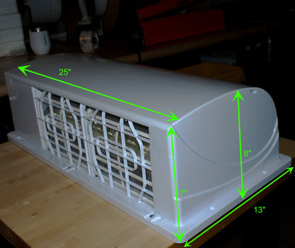 7000 BTU/h Compact Pure DC Mini Split Heat Pump w/ bracket