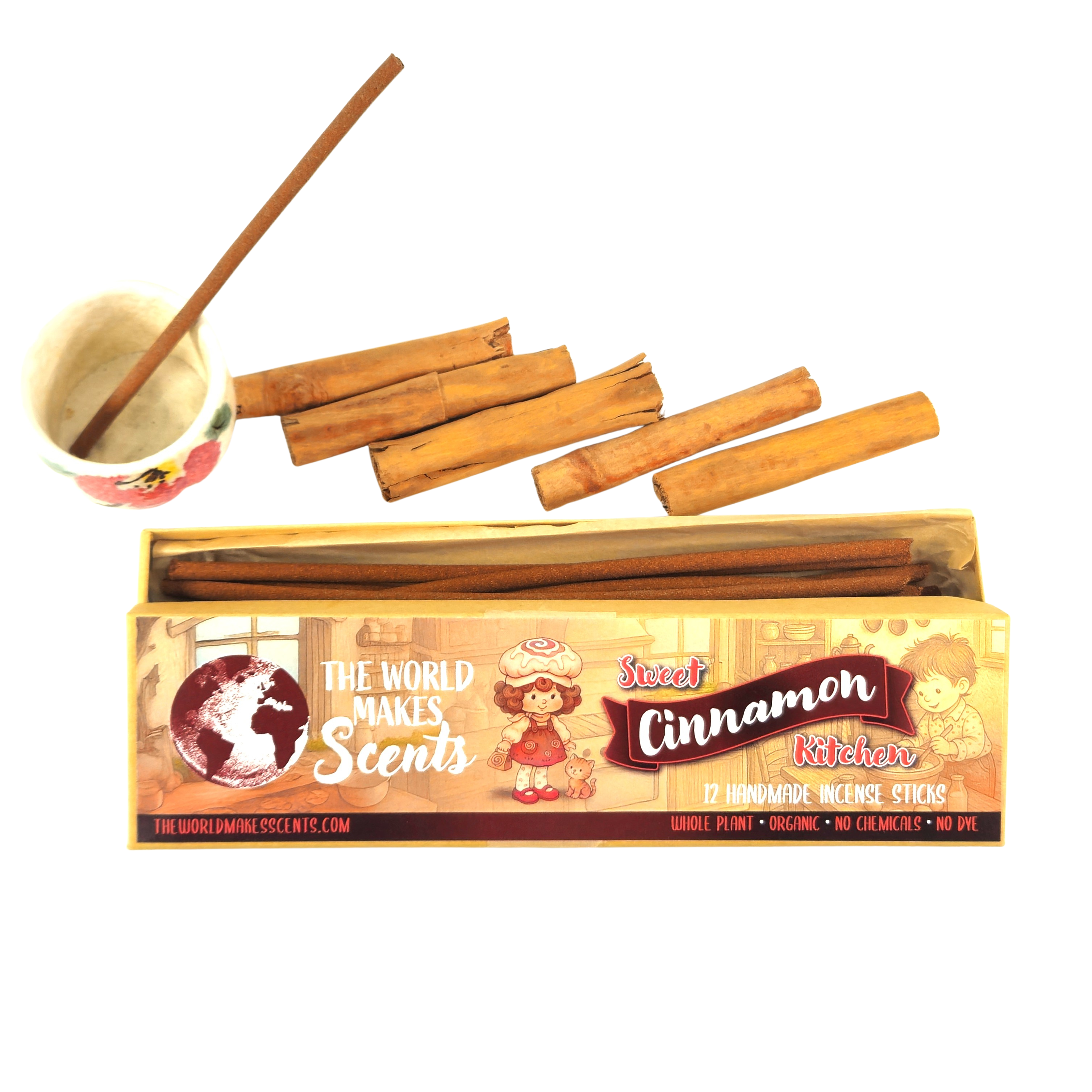 Sweet Cinnamon Kitchen Organic Incense Sticks