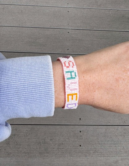 Saved Micro Bead String Bracelet