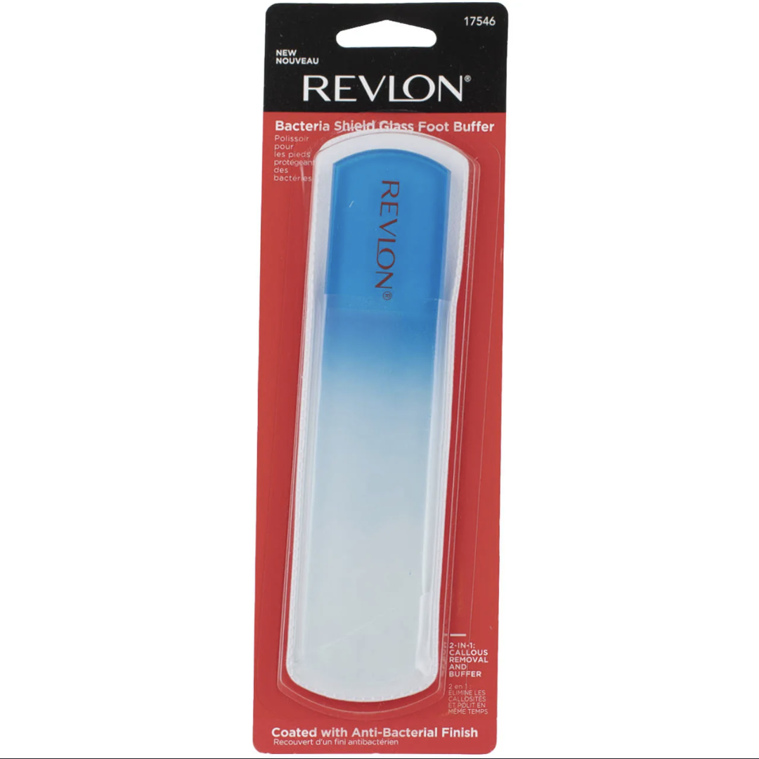 REVLON Bacteria Shield Glass Foot Buffer