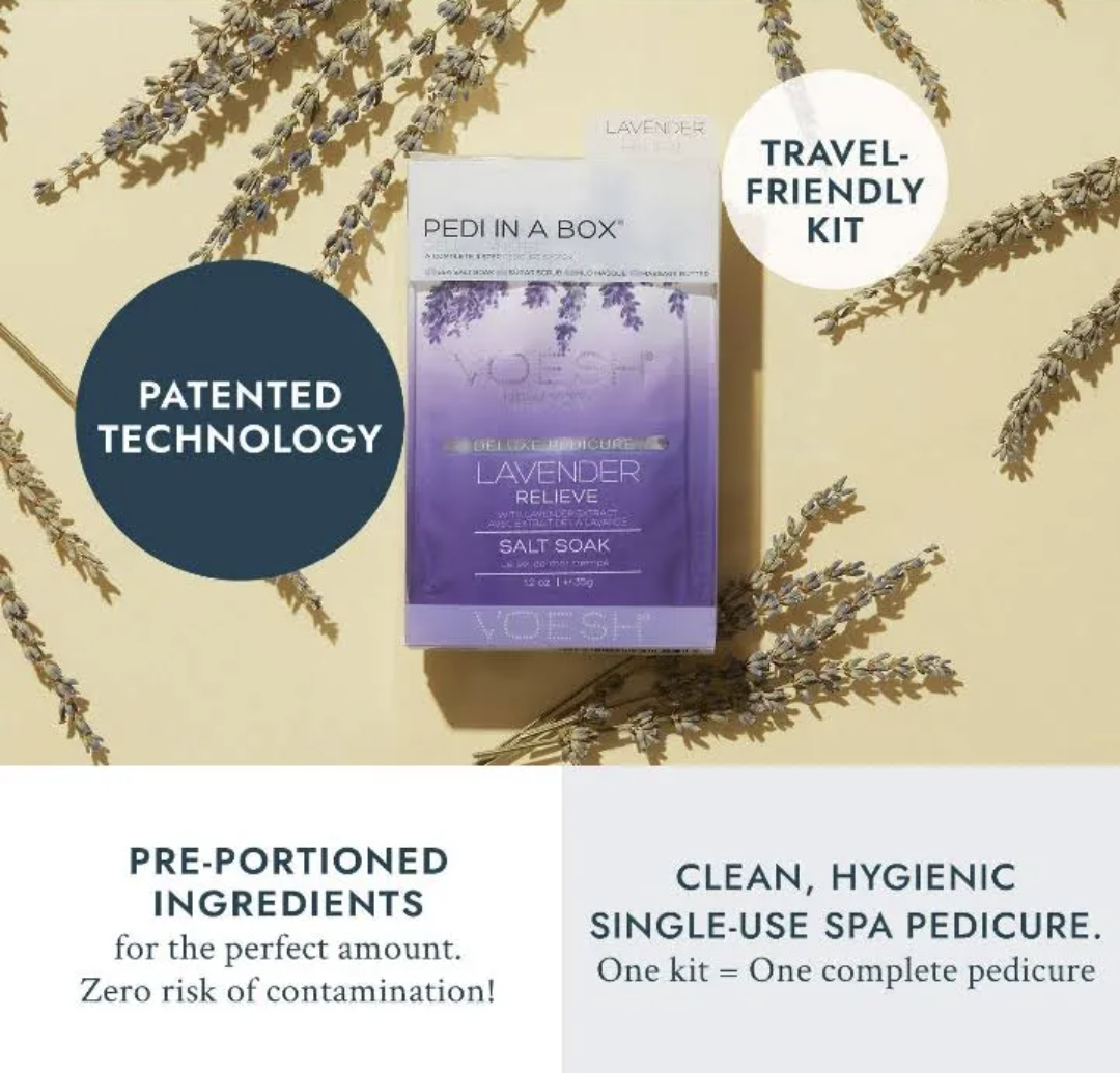 VOESH Pedi In a Box Deluxe 4 Step Pedicure System