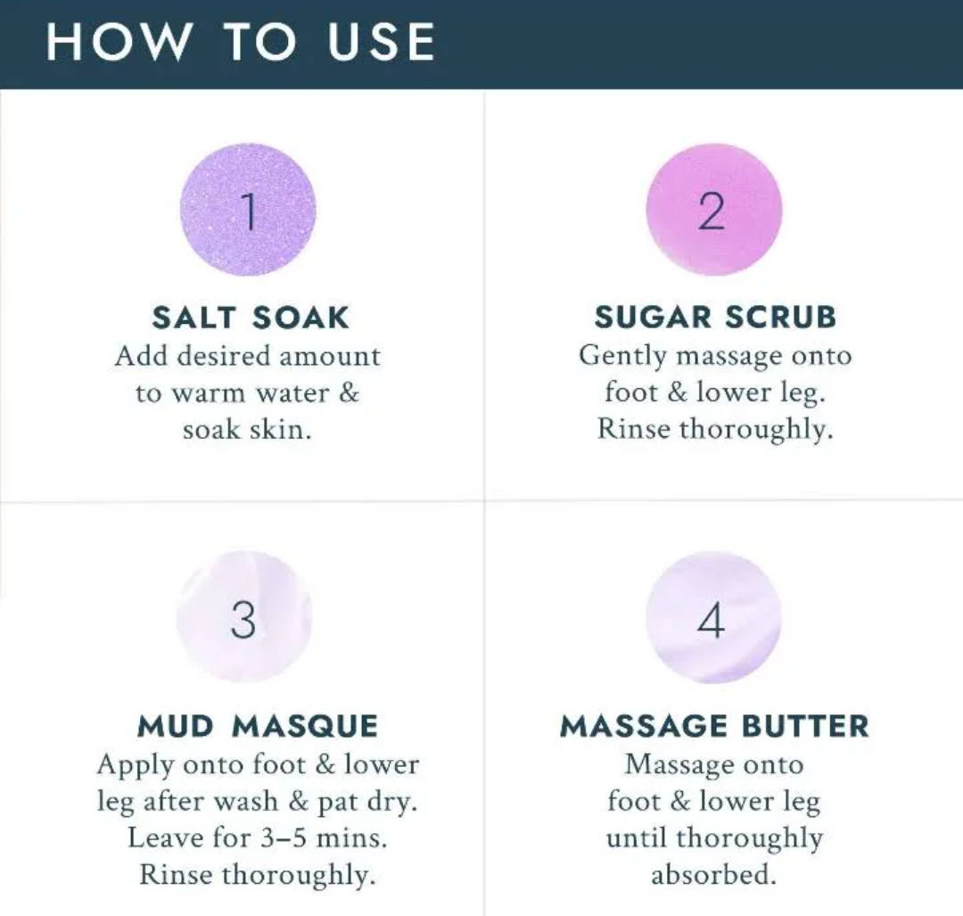 VOESH Pedi In a Box Deluxe 4 Step Pedicure System