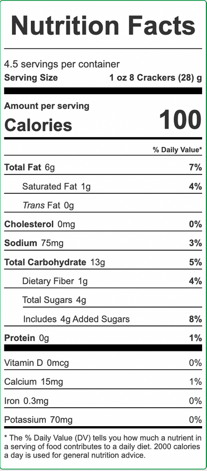 AIP Cinnamon Crunch Crackers (price per box)