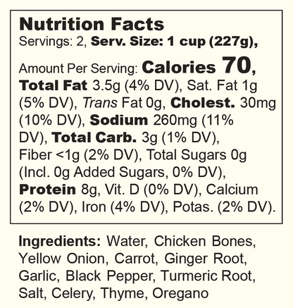 Nourishing Halal Chicken Bone Broth