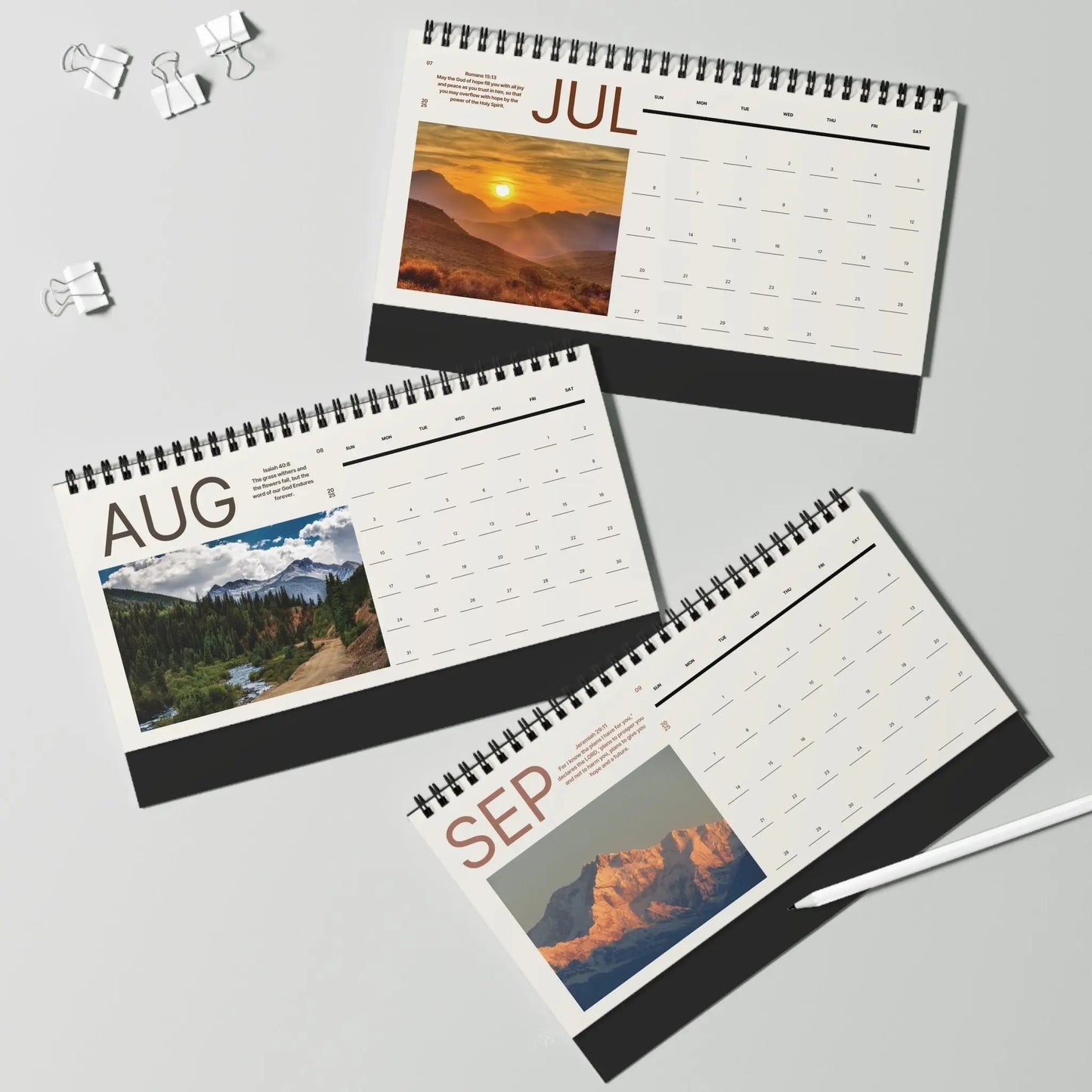 Scripture Desktop Calendar 2025