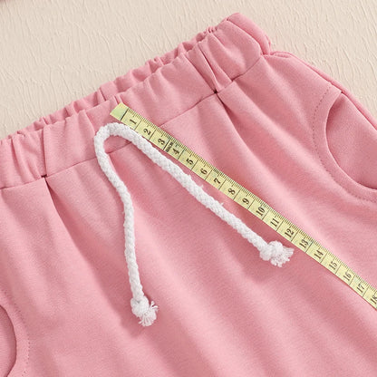 Baby Toddler Girls 2Pcs Daddy's Bestie Outfit Letter Print Long Sleeve Crewneck Top with Solid Pants Jogger Set