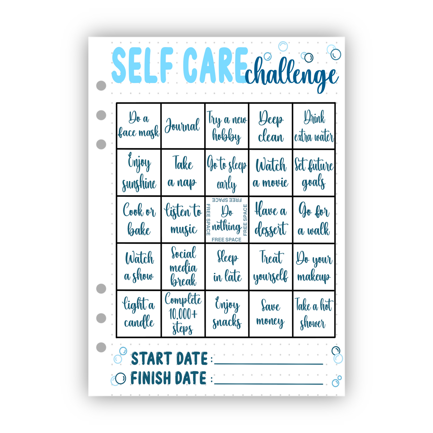 Self Care Challenge