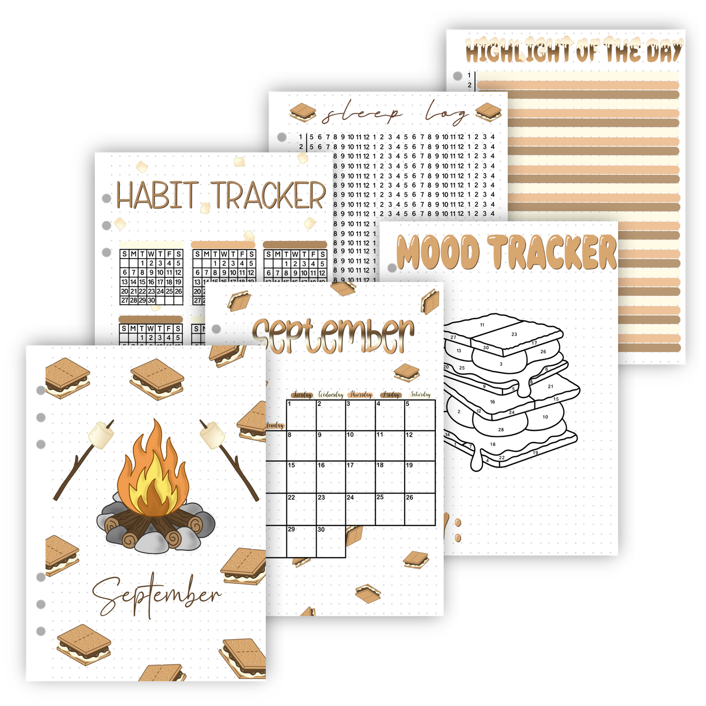 2026 Monthly Page Sets