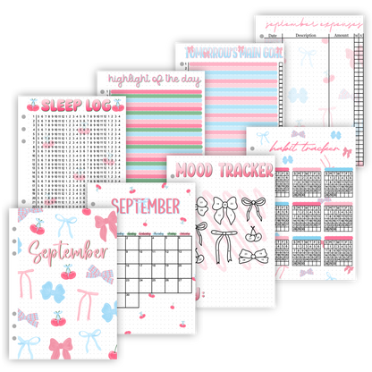 2025 Monthly Page Sets