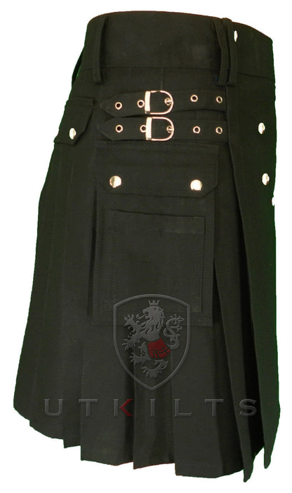 Utility Kilt – GlenTorin, Black