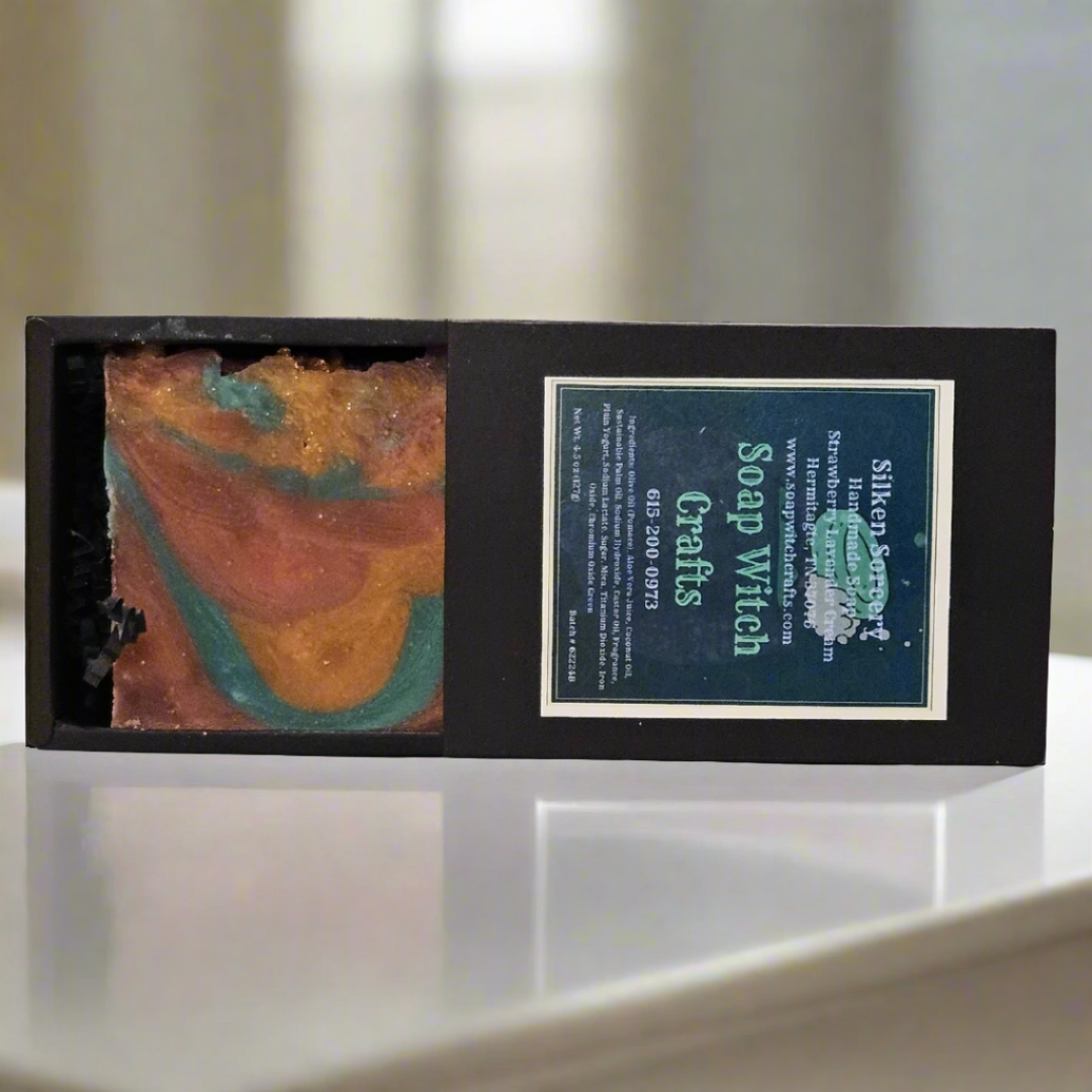 Silken Sorcery Aloe Vera Bar Soap - Strawberry Lavender Cream