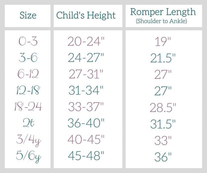 Snowflake Stripes Zip Romper