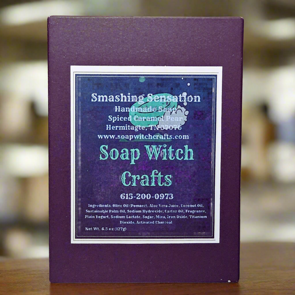 Smashing Sensation Aloe Vera Bar Soap - Spiced Caramel Pear