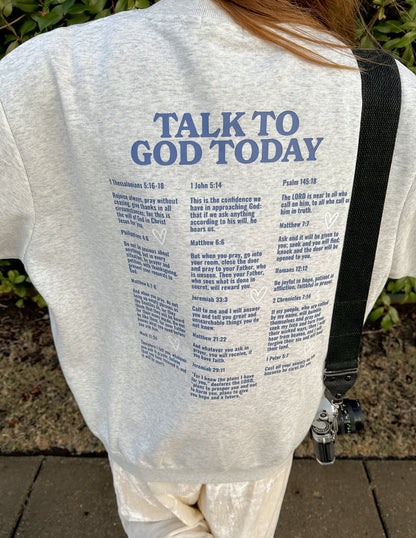 Talk to God Unisex Crewneck