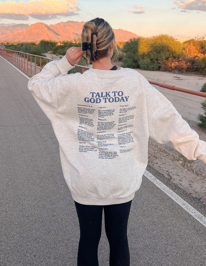 Talk to God Unisex Crewneck