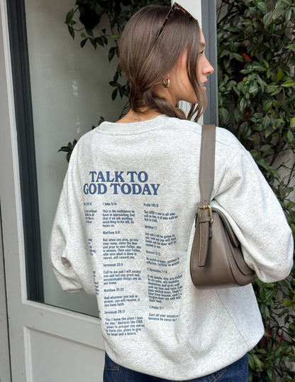 Talk to God Unisex Crewneck